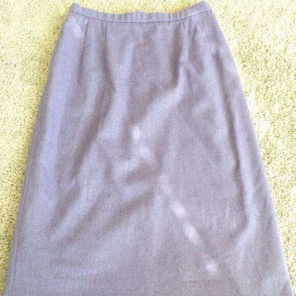 NWT Pendleton gray wool skirt 8 - Picture 3 of 10